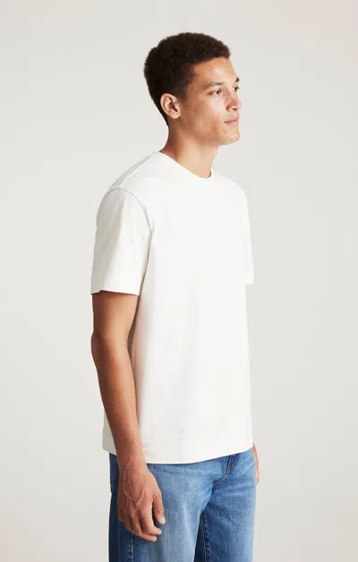 Mavi Short Sleeve Crew Neck T-shirt In Antique White