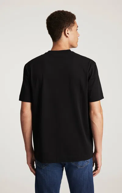 Mavi Short Sleeve Crew Neck T-shirt In Jet Black
