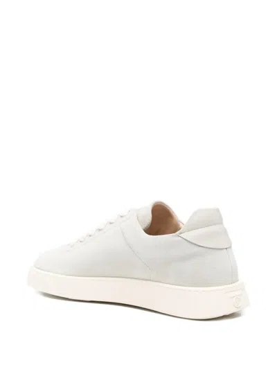 系带绒面皮运动鞋