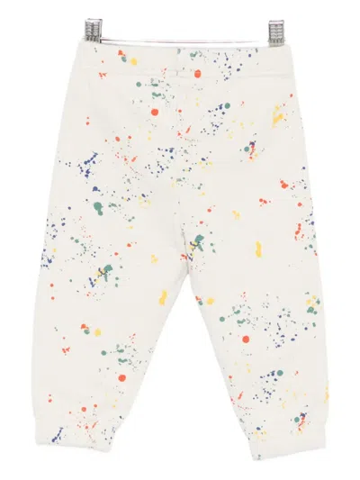Off-white Baby Boys Aop Splat Joggers In White