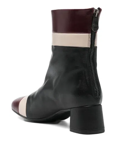 Pedro Miralles 50mm Block-heel Panelled Boots In Multi