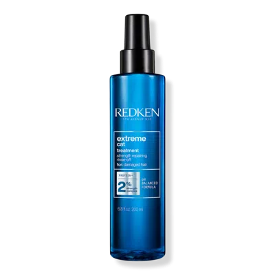 Redken Extreme Cat Anti-damage Protein Reconstructing Rinse-off Treatment In Blue