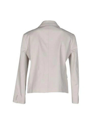 Shop Jil Sander Blazer In Light Grey