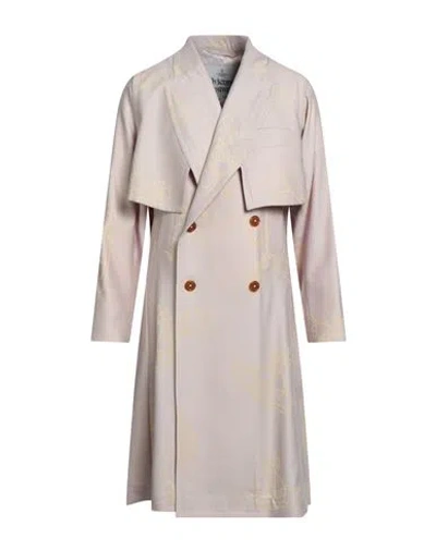 Vivienne Westwood Man Coat Beige Size M Wool In Neutral