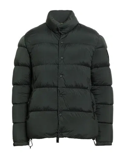 Outhere Man Puffer Dark Green Size L Polyamide In Green