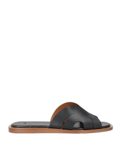 Chloé Woman Sandals Black Size 8 Soft Leather In Black