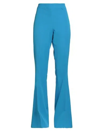 Gaelle Paris Gaëlle Paris Woman Pants Azure Size 10 Polyester, Elastane In Blue