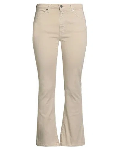 Dondup Woman Pants Beige Size 29 Cotton, Elastane In Nude