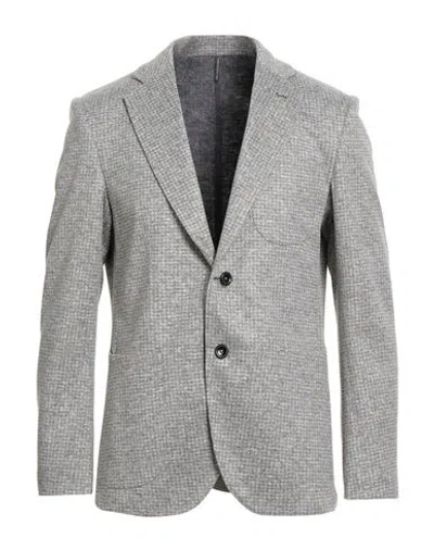 Harmont & Blaine Man Blazer Sand Size 40 Acrylic, Polyester, Virgin Wool In Gray
