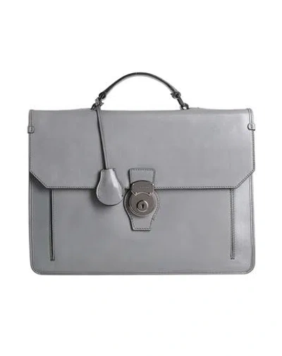 The Bridge Man Handbag Charcoal Size - Leather In Gray