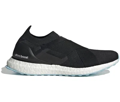 Pre-owned Adidas Originals Ultra Boost Slipon Dna Black (women's) Sneakers In Core Black/cloud White/hazy Sky Blue