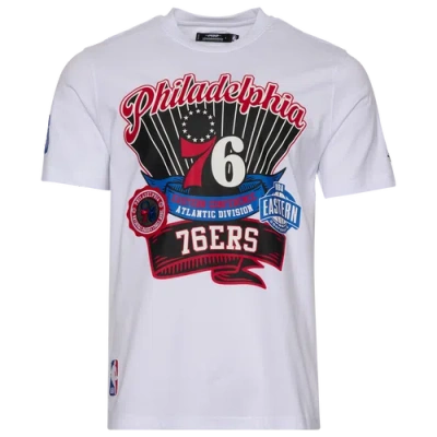 Pro Standard Mens  Philadelphia 76ers S/s Flex T-shirt In White