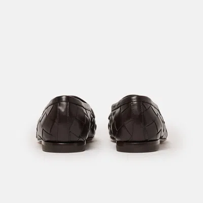 Scarosso Valeria Woven Flat Shoes In Brown