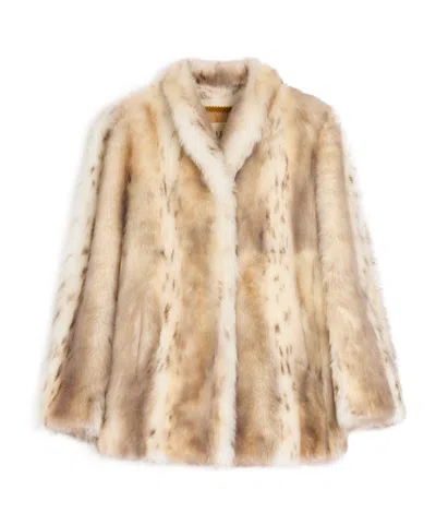 Valentino Hook Closure Long-sleeved Coat In Brown