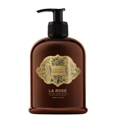L'artisan Parfumeur La Rose Hand & Body Lotion In Transparent