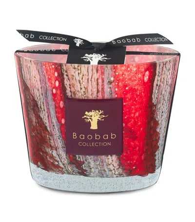 Baobab Collection Risoud Woods Candle In Red