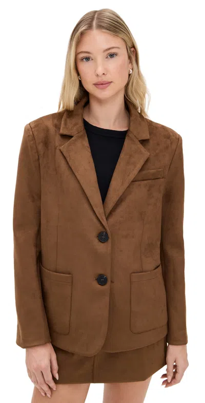 4th & Reckless Ember Blazer Brown In Brown