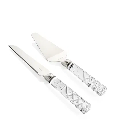 Waterford Crystal Celebrations Cake Knife And Server In White