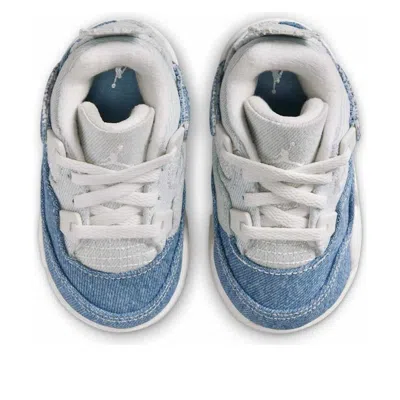 Air Jordan (td)  4 Retro 'denim Worn Blue'
