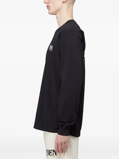 Eden Power Corp Logo Recycled Long-sleeved T-shirt In Black