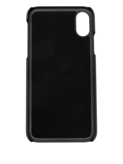 Dolce & Gabbana Geometric-pattern Phone Case In Black