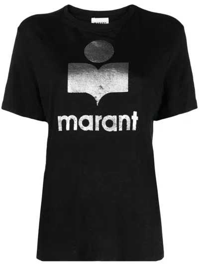 Isabel Marant Étoile Zewel T-shirt With Print In Black