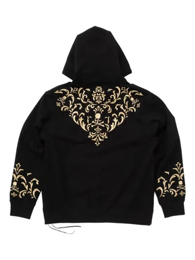 Mastermind Japan Mw25s15-sw031-005 Ornament Hoodie In Black
