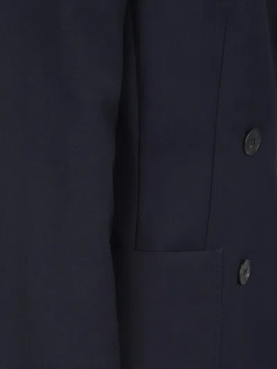 Weekend Max Mara Double-breasted Blazer In Blue