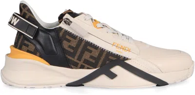Fendi Flow Sneaker With Distinctive Monogram Accents In Multi