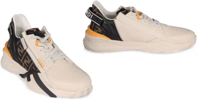 Fendi Flow Sneaker With Distinctive Monogram Accents In Multi