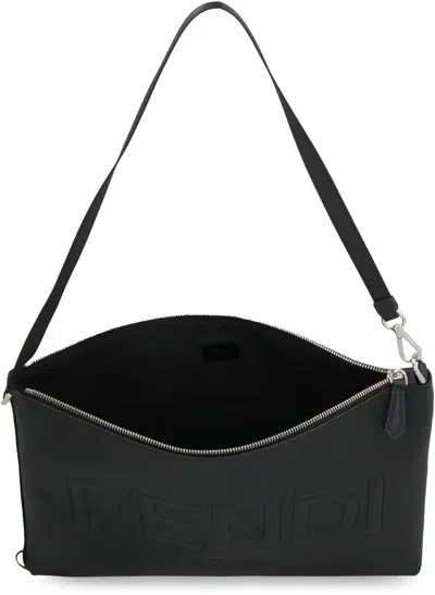 Fendi Pc Pouch In Black
