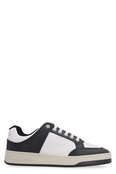 Saint Laurent Sl/61 Leather Low-top Sneakers In Multi