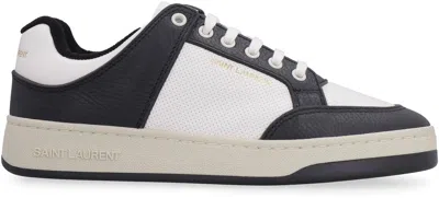 Saint Laurent Sl/61 Leather Low-top Sneakers In Multi