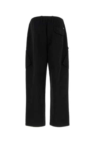 C.p. Company Black Cotton Cargo Pant In Black