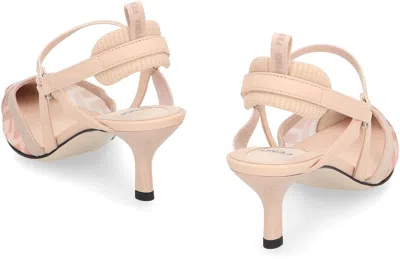 Fendi Colibrì Lite Pointy-toe Slingback In Pink