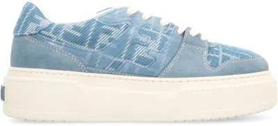 Fendi Match Low-top Sneakers In Blue