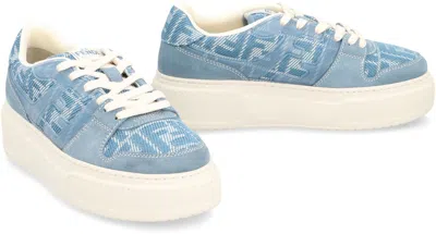 Fendi Match Low-top Sneakers In Blue