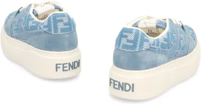 Fendi Match Low-top Sneakers In Blue