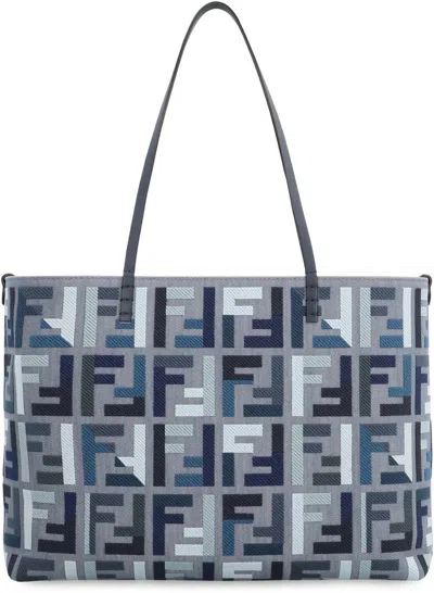 Fendi Roll Large Tote-bag In Blue