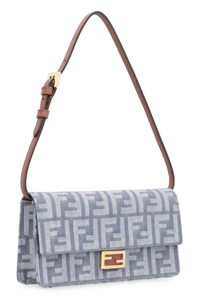 Fendi Wallet On Chain Baguette In Blue