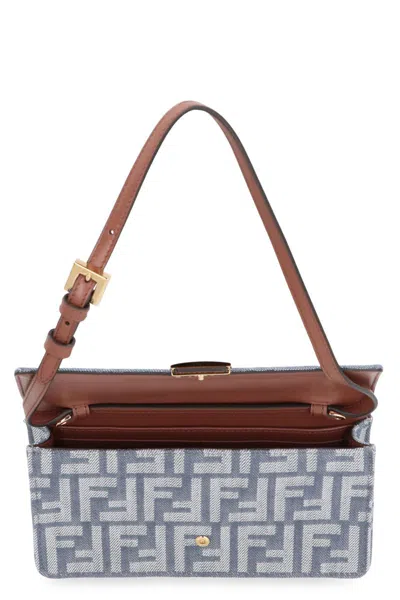 Fendi Wallet On Chain Baguette In Blue