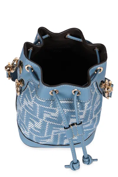 Fendi Mon Tresor Mini Bucket Bag In Blue