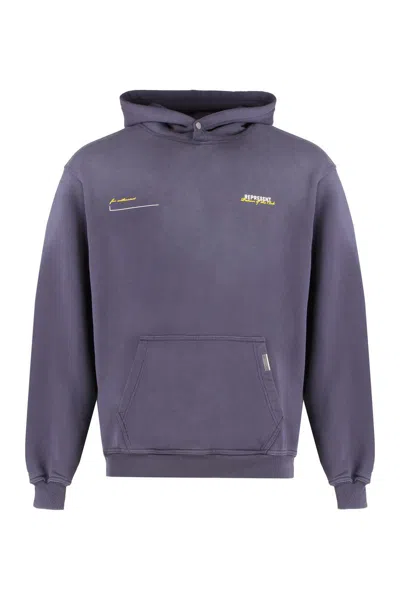Represent Hooded Sweatshirt Patron Of The Club In Purple