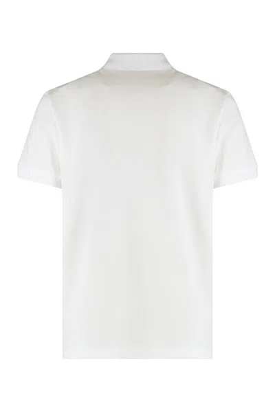 Fendi Cotton-piqué Polo Shirt In Brown