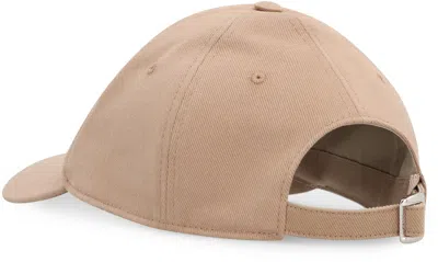 Fendi Embroidered Logo Baseball Cap In Neutral