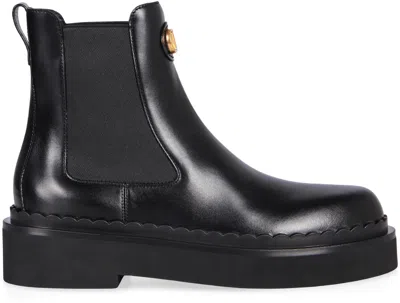 Valentino Garavani Beatle Vlogo Signature T 30 Ankle Boots In Black