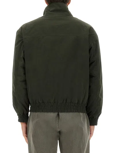 Aspesi Long-sleeved Casual Jacket In Green