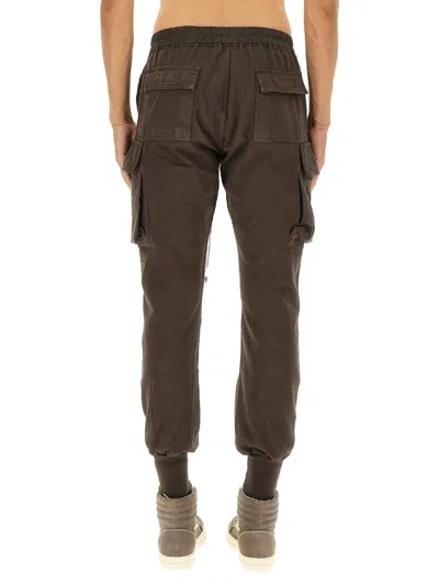 Rick Owens Drkshdw "mastodon Cut" Pants In Brown