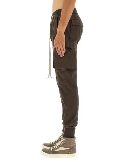 Rick Owens Drkshdw "mastodon Cut" Pants In Brown