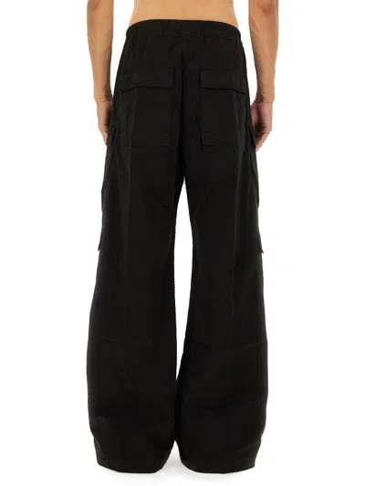 Rick Owens Drkshdw "double Cargo Jumbo Belas" Pants In Black